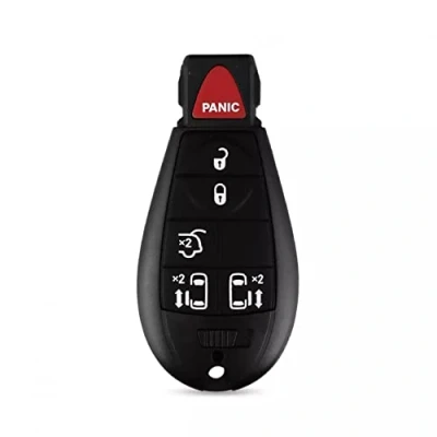 Abbildung von 6 Tasten Fernbedienung Autoschlüssel Shell Case Cover Fob Ersatz Zubehör für Dodge Chrysler Grand Caravan Town Country