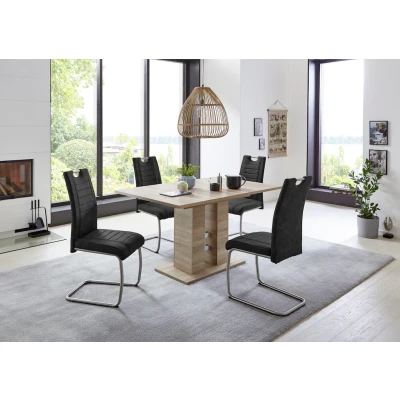 Abbildung von HELA Essgruppe &quot;Ulla&quot;, (Set, 5 tlg.), ausziehbar 140 220 cm, Edelstahl, Kg Belastbar