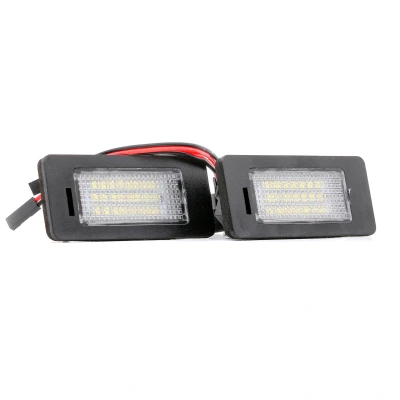 Abbildung von NTY ELP AU 001 Kennzeichenleuchte LED links, rechts mit Glühlampe AUDI: A4 B8 Avant, Q5, Limousine, SKODA: Fabia 2 Schrägheck