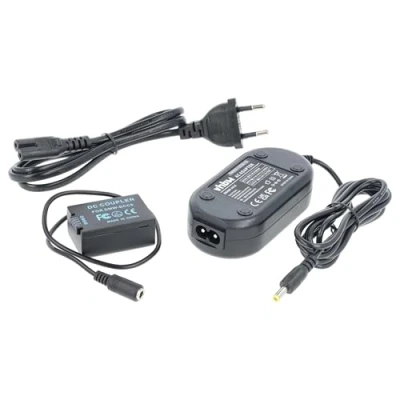 Abbildung von vhbw Kamera Netzteil Netzkabel Ersatz für Panasonic DMW AC8, AC8EG, DCC6, DCC6E Kamera, Digitalkamera, DSLR, 2m
