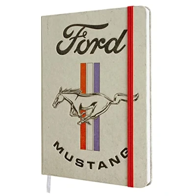 Abbildung von Nostalgic Art Notizbuch Ford Mustang Horse &amp; Stripes Logo