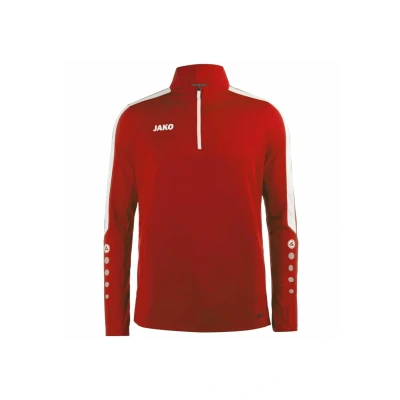 Abbildung von JAKO Power ZIP Langarmshirt, Herren, Größe: XL, Rot