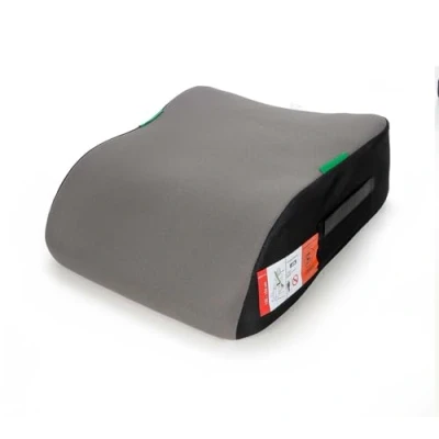 Abbildung von Kindersitzerhöhung nach UN/ECE R129, Autositzerhöhung für Kinder von 135 150 cm, Sitz anatomisch geformt, Polyester Bezug abnehmbar und waschbar (Grau)