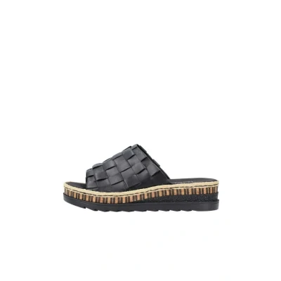 Abbildung von Rieker Damen Pantoletten V7988 00 schwarz Gr. 40