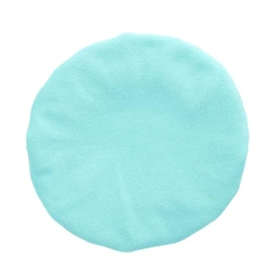 Abbildung von cartrend Polierhauben Set Mikrofaser für 240 mm Polierteller, Pads aus Recyclingmaterial zum Auspolieren, blau, 2 Stück