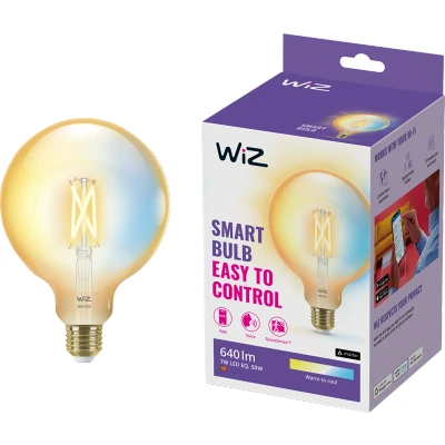 Abbildung von WiZ Smart Filamentlampe Globe XL Warmes bis kaltweißes Licht E27