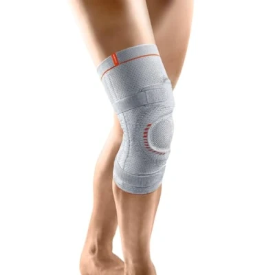 Abbildung von Patelladyn Kniebandage Links Gr.4 platin 1 St