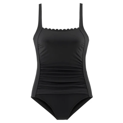 Abbildung von Lascana Badeanzug navytürkis, Damen, Größe: 38xE, Navy türkis