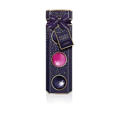 Abbildung von Baylis &amp; Harding Mulberry Fizz Luxus Badebomben Fizzer Trio Geschenkset veganfreundlich