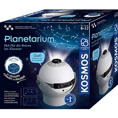 Abbildung von Kosmos 671549 Planetarium Projektor mit 2 auswechselbaren Sternkarten, spannende Infos zu Sternen, Galaxien, Planeten, Astronomie für Kinder ab 8 Jahre