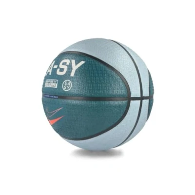 Abbildung von Nike Playground 8P 2.0 K Durant Deflated Basketball aus Gummi in der Farbe ocean bliss/mineral teal/faded spruce/hot punch, Größe: 7, N.100.7112.419.07