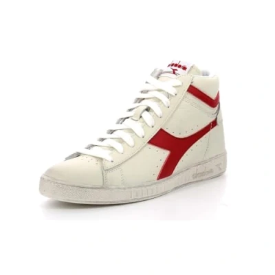 Abbildung von Diadora GAME Unisex Sneaker high, Größe: 44, White/red pepper Leder