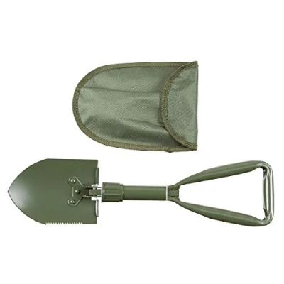 Abbildung von MFH Spaten Klappspaten, 3 teilig, Mini, mit Nylontasche, extra kompakter Klappspaten