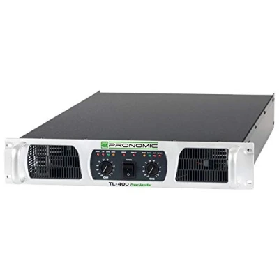 Abbildung von Pronomic TL 400 Endstufe Verstärker (Anzahl Kanäle: 2 Kanal Lautsprecher Schraubklemmen, 2000 W, Stereo Leistungsverstärker mit 2x 1000 Watt an Ohm)