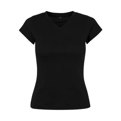 Abbildung von Build Your Brand Damen BY062 Ladies Basic Tee T Shirt, Black, XL