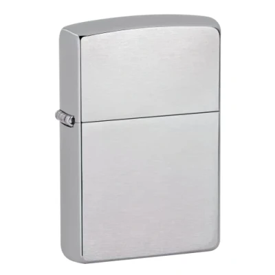 Abbildung von Zippo Benzin Feuerzeug Chrom Standard gebürstet Regular Sturmfeuerzeug