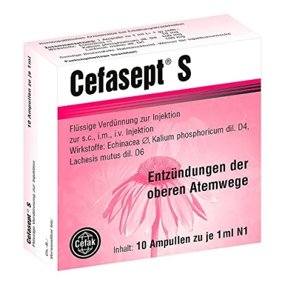 Abbildung von Cefasept S Injektionslösung 10 St