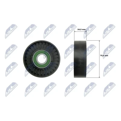 Abbildung von NTY RNK FR 069 Spannrolle FORD: Transit V363 Bus, Custom V362 Kastenwagen, Tourneo Bus