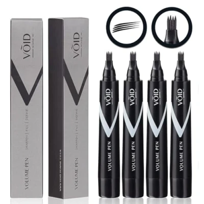 Abbildung von VOID Homme penna per barba (confezione da 4) Matita uomo, riempire la e colorare barba, impermeabile (Nero)