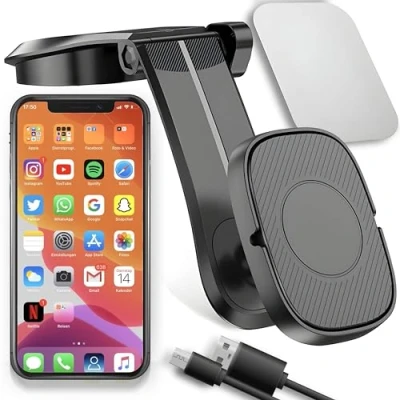 Abbildung von Retoo KFZ Handyhalterung Auto Magnet Armaturenbrett Universal Smartphone Handy Halterung