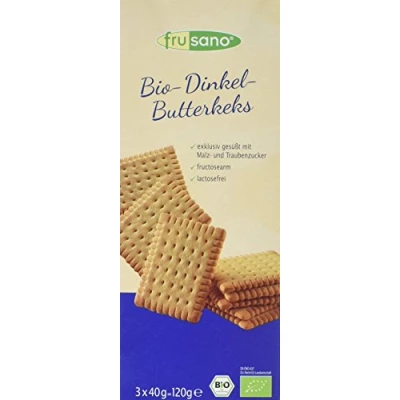 Abbildung von Frusano Bio Dinkel Butterkeks, 6er Pack (6 x 120 g)