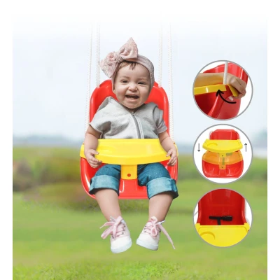 Abbildung von Jamara Babyschaukel Comfort Swing rot 2 in1, Gartenschaukel Kinderschaukel
