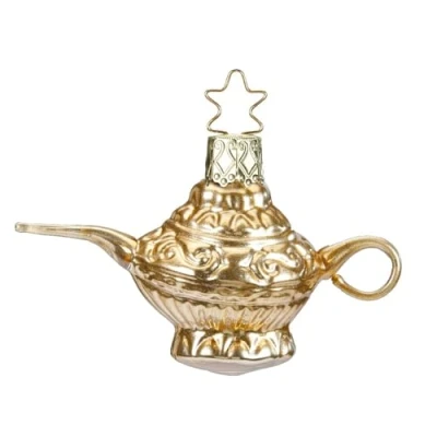 Abbildung von Inge glas Christbaumschmuck Baumschmuck Wunderlampe Größe 5,5 cm mundgeblasen