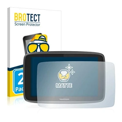 Abbildung von BROTECT Entspiegelungs Schutzfolie für TomTom Go 6200 (2 Stück) Matte Displayschutz Folie, Anti Reflex, Fingerprint
