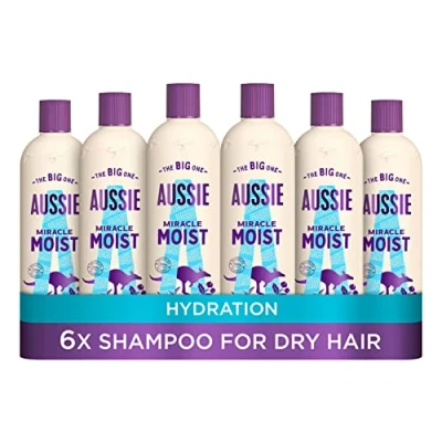 Abbildung von Aussie Miracle Moist Shampoo, 300 ml, 6 Stück