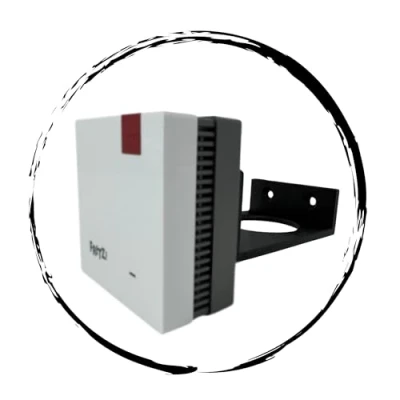 Abbildung von TronicXL Verlängerung/Wandhalterung für W LAN Repeater kompatibel mit Fritz 600 1200 1750E 2400 AVM Fritz! Halterung Wandhalter Wand Montage WLAN Verstärker (Nur Wandhalter)
