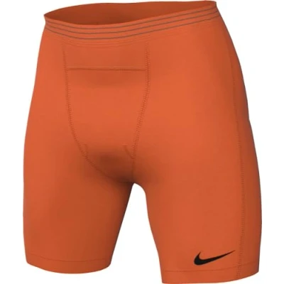 Abbildung von Nike Performance PRO Strike kurze Sporthose, Herren, Größe: Small, Orangeschwarz