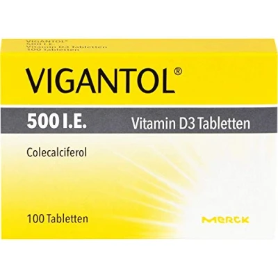 Abbildung von Vigantol 500 I.e. Vitamin D3 Tabletten