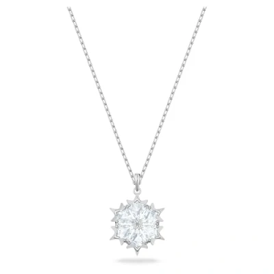 Abbildung von Swarovski Magic Anhänger, Schneeflocke, Weiß, Rhodiniert