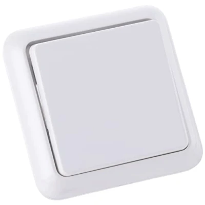 Abbildung von Schneider Electric Elso 221604 Universal Schalter 10A FASHION,IP44, Unterputz, Steckklemme, Reinweiß, Made in Germany
