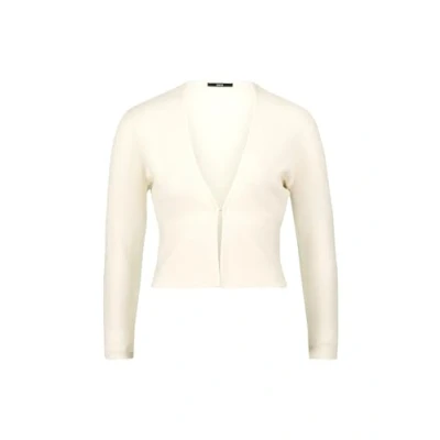 Abbildung von zero Strickjacke, Damen, Größe: 40, Offwhite