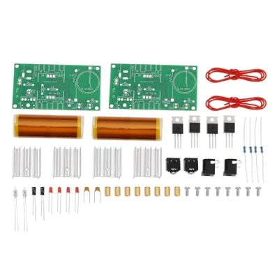 Abbildung von Create idea Mini Transformator Set, DC 1524 V, 15 W, kompatibel mit Tesla Spule, Plasma Lautsprecher, kabellose Übertragung, Spulenmodul, Lötprojekt, zerlegt, 2 Stück