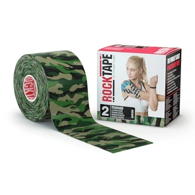 Abbildung von RockTape (5cm x 5m) Grün getarnt