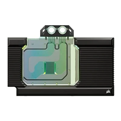 Abbildung von Corsair Hydro X Series XG7 RGB 4080 Strix/TUF GPU Water Block Für ASUS® ROG Strix und TUF Gaming GeForce RTX™ Vernickeltes Kupfer Inklusive Rückplatte 5V ARGB Adapterkabel Schwarz