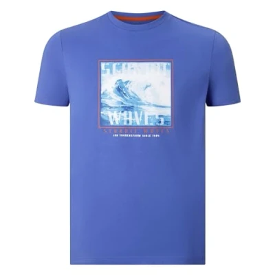 Abbildung von Jan Vanderstorm Gerfried Tshirt print, Herren, Größe: 5XL, Royal blau