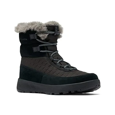 Abbildung von Columbia SLOPESIDE PEAK LUXE Snowboot/Winterstiefel, Damen, Größe: 40.5, Black/graphite Schuhe