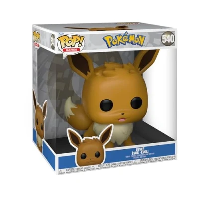 Abbildung von Funko Pop! Jumbo: Pokemon Eevee Evoli Vinyl Sammelfigur Geschenkidee Offizielle Handelswaren Spielzeug Für Kinder und Erwachsene Video Games Fans Modellfigur Sammler Display