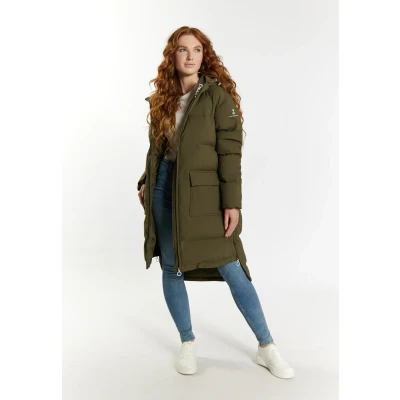 Abbildung von DREIMASTER Maritim Damen Winterjacke mit Wattierung M / Militäroliv 100% Polyester