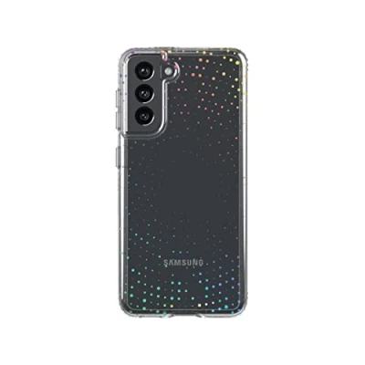 Abbildung von tech21 Evo Sparkle Schutzhülle für Samsung Galaxy S21 5G, holografische mit 3 m Fallschutz, strahlend