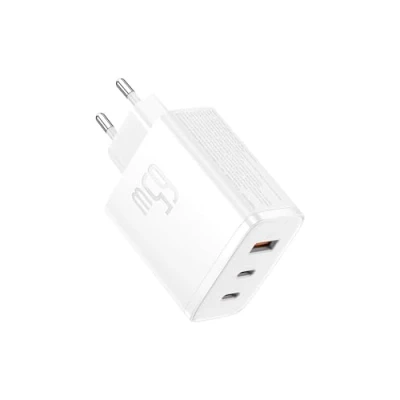 Abbildung von Baseus USB C Ladegerät, 65W Netzteil 3 Port PD Ladegerät mit PPS, GaN Schnellladegerät kompatibel MacBook Pro/Air, iPhone 15/14/13/12 Serie, iPad Pro, Galaxy S23 Ultra, S23+, S23, S22
