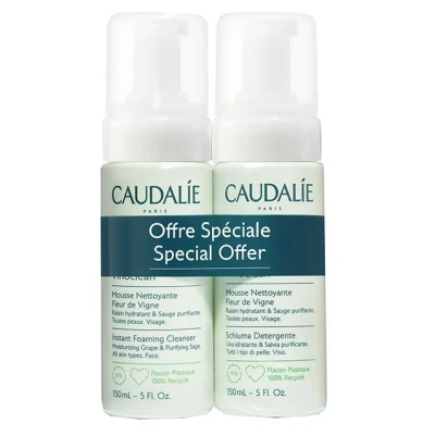 Abbildung von Caudalie Mousse Reiniger Vinoclean Nettoyante Duo
