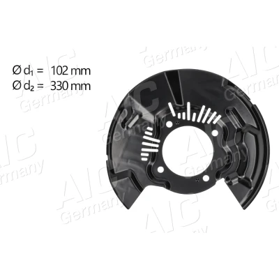 Abbildung von AIC 70741 Ankerblech Vorderachse rechts TOYOTA: HILUX 3 Pick up