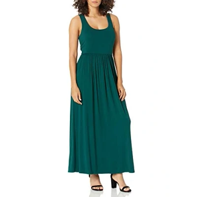 Abbildung von Amazon Essentials Damen Tailliertes Tanktop Maxikleid(erhältlich in Übergröße), Jadegrün, XL