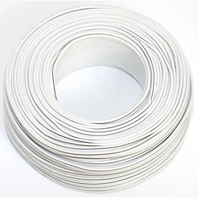 Abbildung von Lautsprecherkabel 2x0,50mm2 50m weiss CCA Audiokabel Boxenkabel