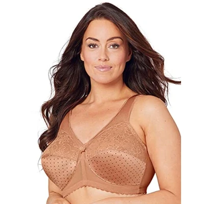 Abbildung von Glamorise Damen MagicLift stütz Klassik BH, Cappuccino,130E