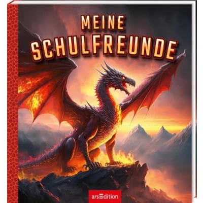 Abbildung von Meine Schulfreunde Drachen: Freundebuch für die Grundschule Geschenk den Schulanfang